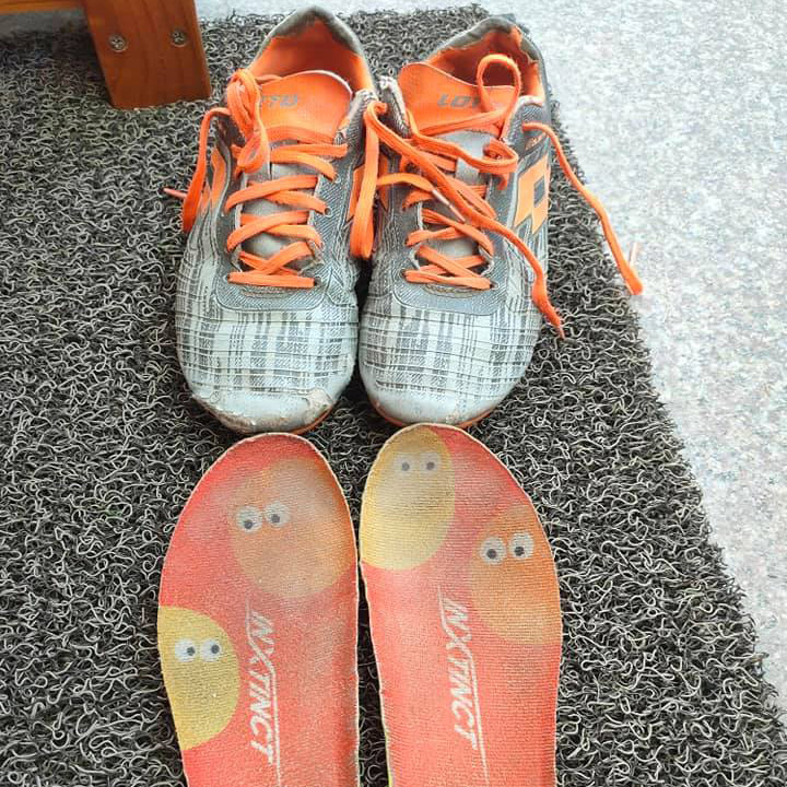 使用原足力鞋墊後觀察