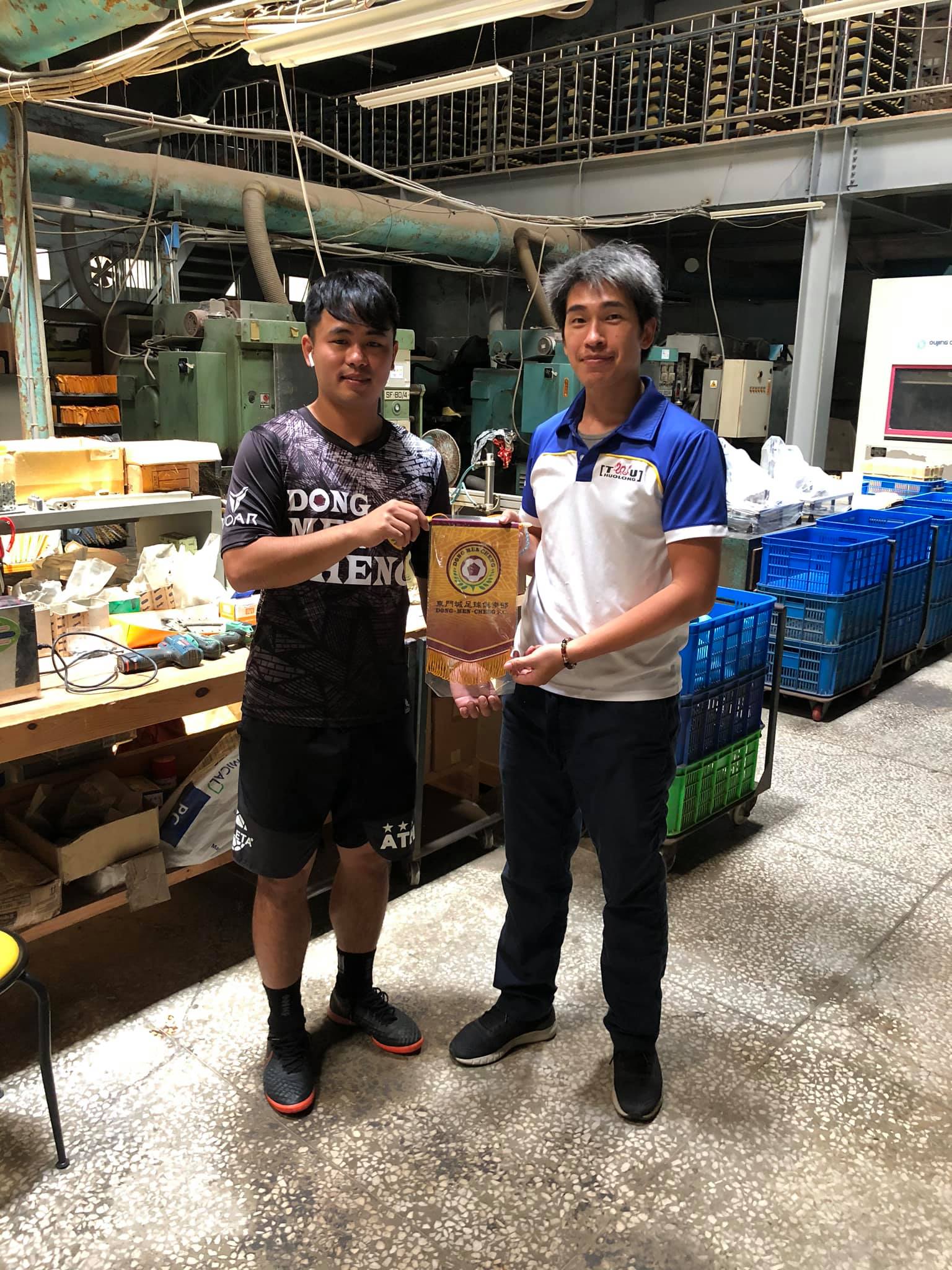 台南東門城足球俱樂部贊助及參訪活動